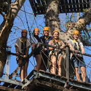 Chiang Mai: Jungle Zipline, River Bamboo Raft with Pickup