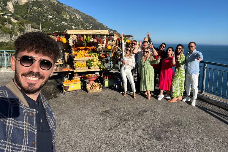 Tour naar de Amalfikust, Ravello en Positano vanuit Napels