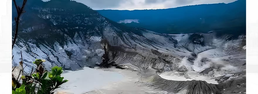 Bandung : excursions au volcan Tangkuban Perahu