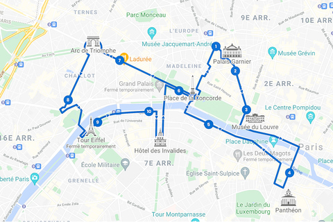 Paris: Tootbus Hop-On/Hop-Off-Bustour Entdeckungstour24-Stunden-Pass für die Sommerausgabe