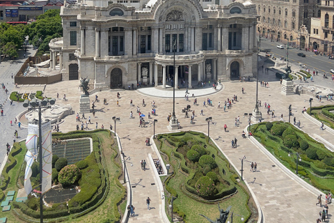 Mexikanische Wandmalerei mit einem echten Kunstliebhaber