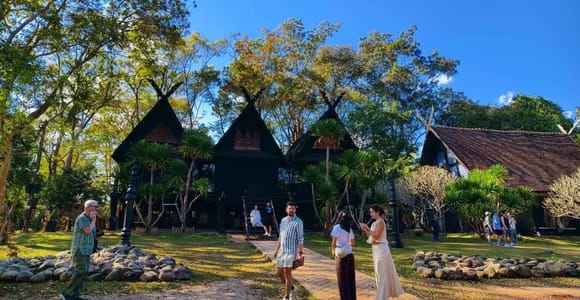 From Chiang Mai: White & Blue Temples + Black House Museum