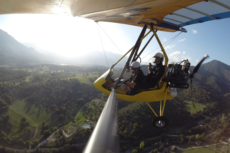 Microlight flight in Haute-Corse