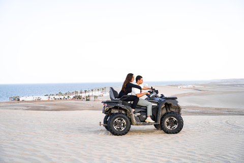 Doha: Full day Overnight & Day pass in Pvt Desert Beach Camp Doha: Full day Dune Bashing with a meal in Desert Beach Camp