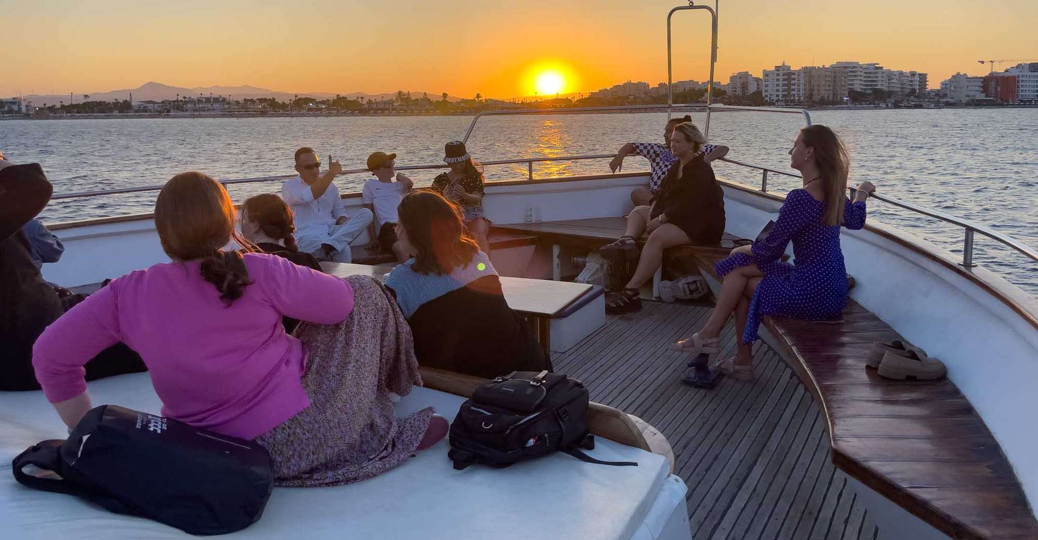 Larnaca, Sunset Cruise with a Glass of Wine - Housity