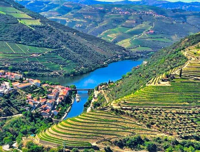 Porto: Douro Valleyn kierros 2 viinitilalla, lounas ja risteily.