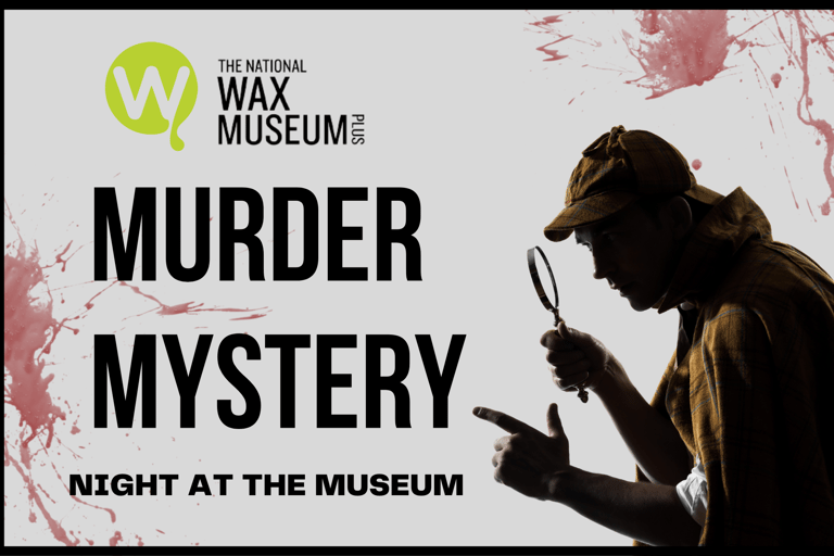 Mordmysterium på det nationella vaxmuseet Plus