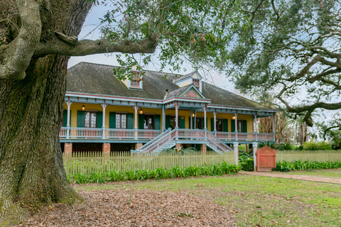 Vanuit New Orleans: Swamp Airboat, 2 Plantage Tours & LunchVan New Orleans: moeras-airboot, 2 plantagetours en lunch