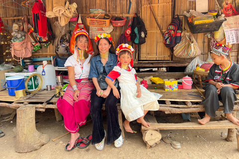 Long Neck Village, Silver Temple & Chiang Mai Top Sites Experience with temples entry tickets