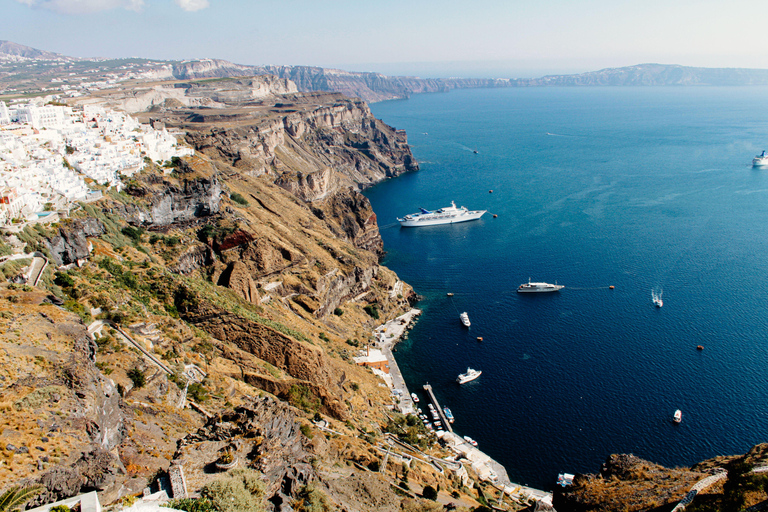 Santorini: Red Beach, Megalochori, and Oia Sunset Tour