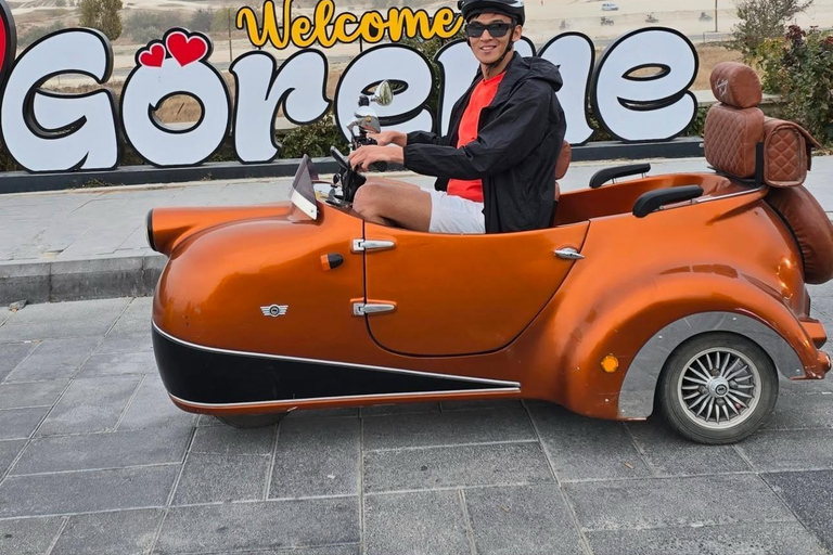 Cappadocia: Vintage Trike Bike Sunset Tour Experience One Hour Vintage Trike Bike Tour Experience