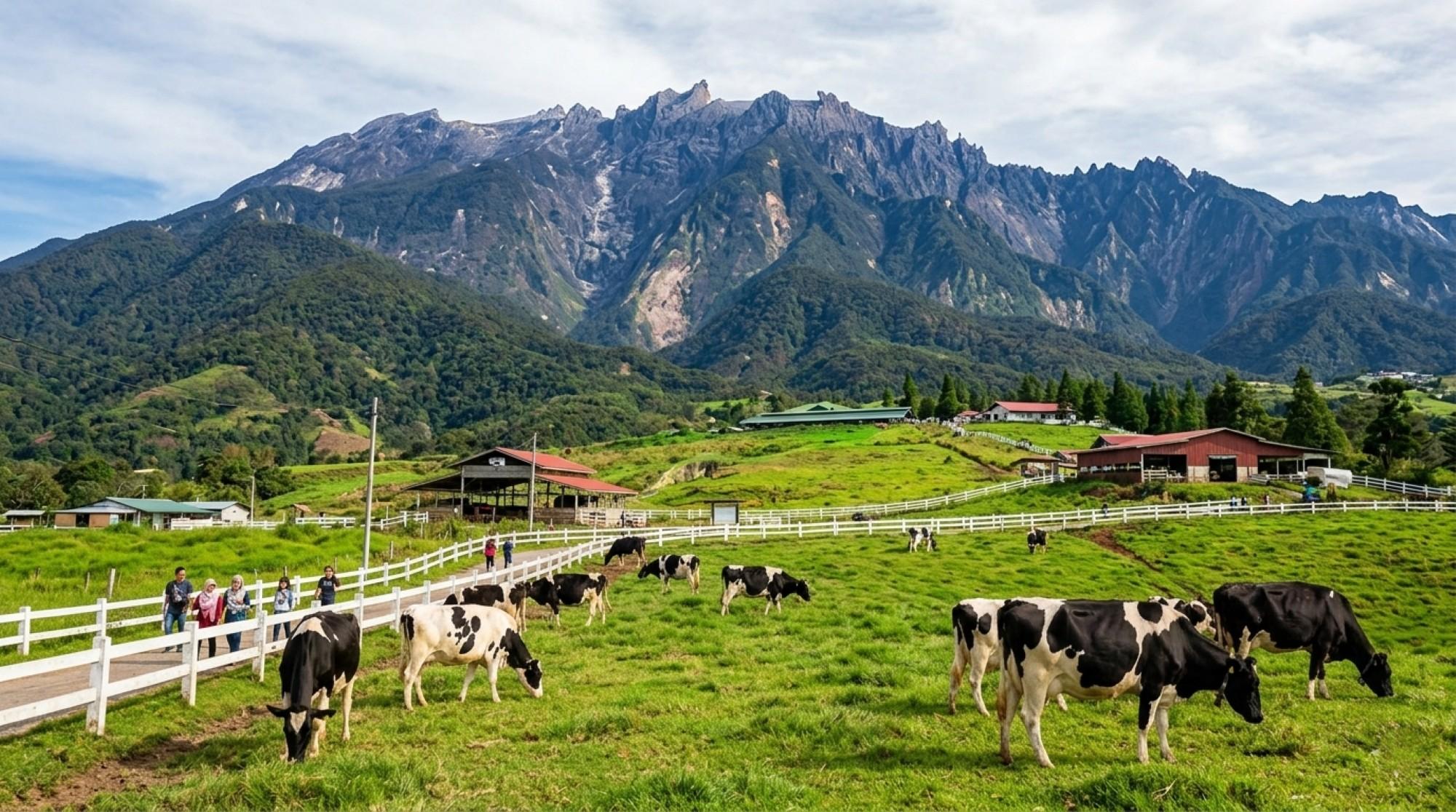 Kundasang Sabah: 1-tägiges Familien-Farm-Abenteuer