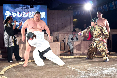 Tokyo: Sumo Entertainment with Japanese Meal at Tokyo Tower Front row VIP seats