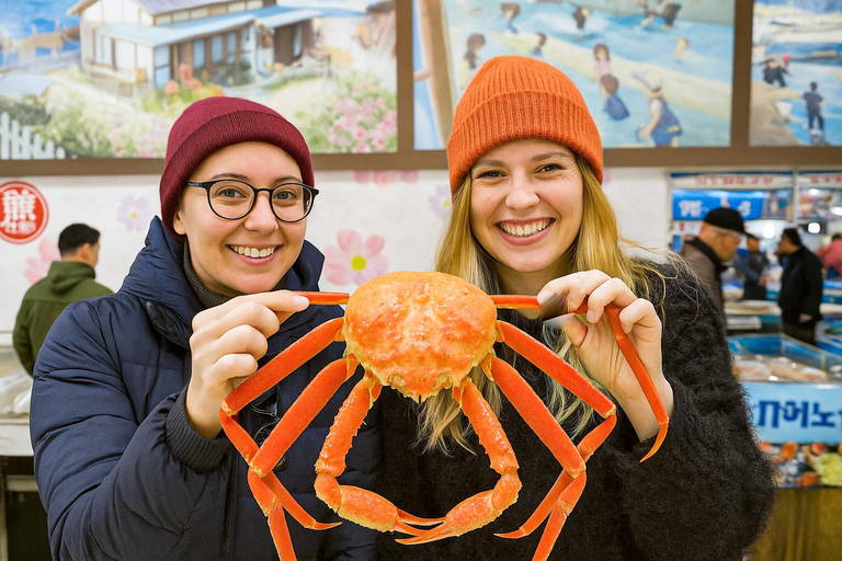 Busan: Sky Capsule, Local Street Food and Sunset/Night Views Nightview Shared Tour, Meet at KTX Busan Station