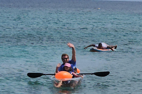 Excursion de location de kayak à Crystal Clear - 100% transparent