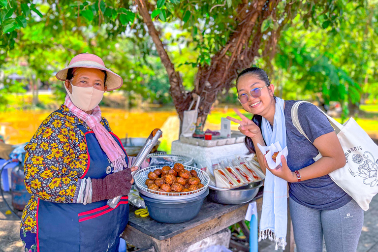 Siem Reap : Visite GRATUITE du marché et des temples locaux