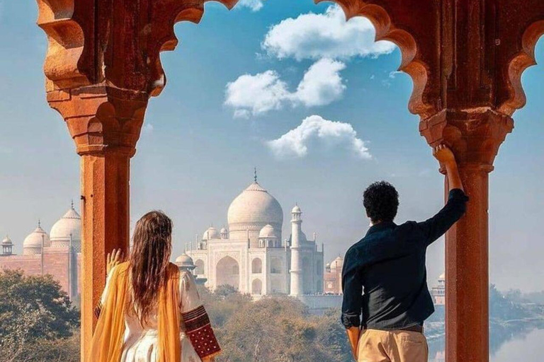 Agra Evening Tour with Sunset view of Taj Mahal By Car Agra: Sunset Tour of Agra Fort, Baby Taj & Mehtab Bagh