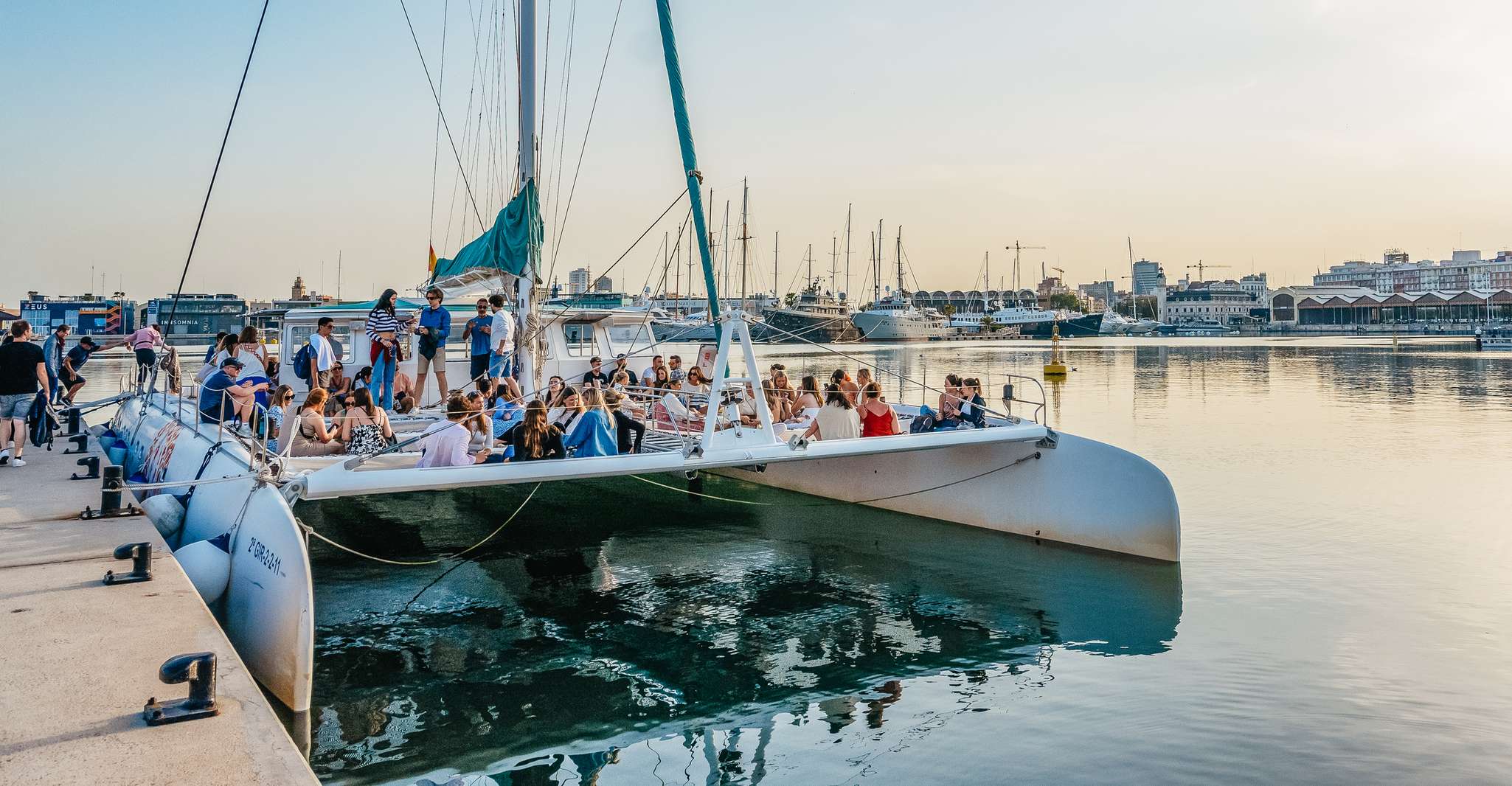 valencia catamaran cruise with sunset option