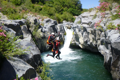 Canyoning and bodyrafting in the Alcantara River