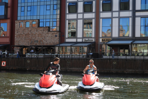 Gdańsk: Jet Ski Rental with Motława River and Gulf Access