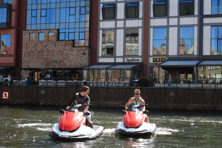 Gdańsk: Jet Ski Rental with Motława River and Gulf Access
