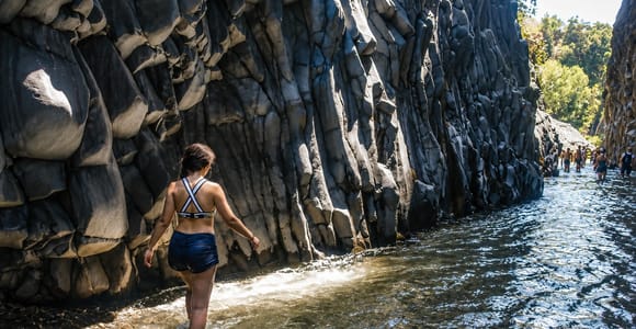 From Catania or Taormina: Etna & Alcantara Gorges Day Trip