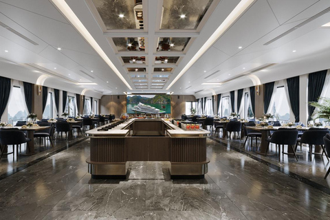 From Hanoi: Ha Long Bay 2-Day Cruise Calista 6 Stars Cruise
