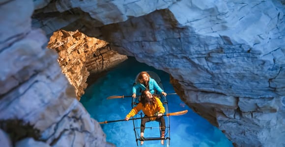 Pula: Nachttour im transparenten Kajak