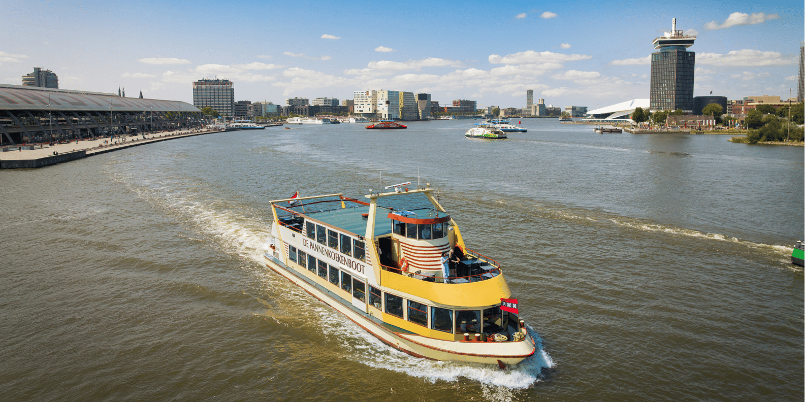 Amsterdam: River Cruise With All-You-Can-Eat Dutch Pancakes