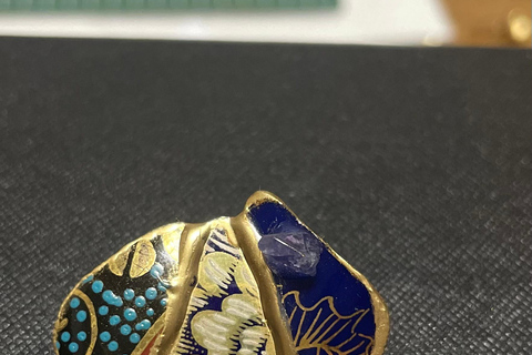 Kanazawa: Kintsugi Hana Jewelry Workshop with Tea Tasting
