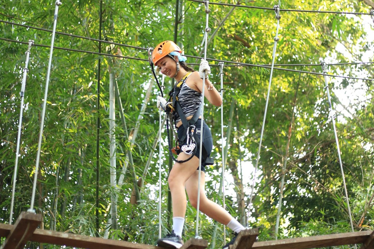 Chiang Mai: Zipline & High Rope without Lunch & Transfer High Rope Course: Program (M) Ticket Only