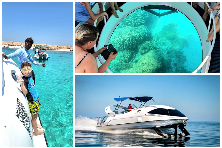 Muscat: Glass-Bottom Snorkeling Trip to Daymaniat w/ Snacks