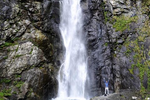 From Stepantsminda: Kazbegi Region With Waterfall