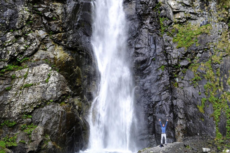 From Stepantsminda: Kazbegi Region With Waterfall