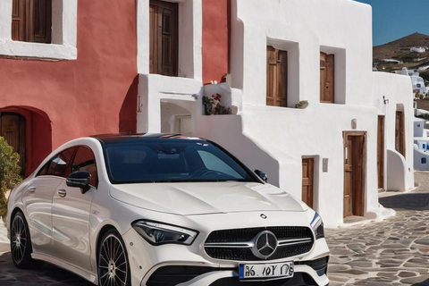 Private Transfer: Mykonos Town to your Villa with Sedan