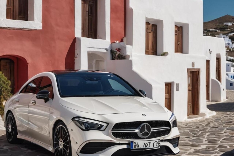 Private Transfer: Mykonos Airport to your hotel with Sedan