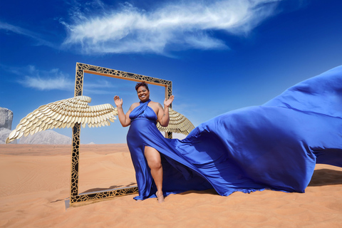 Dubai: Sessão de fotos com vestido voador no deserto