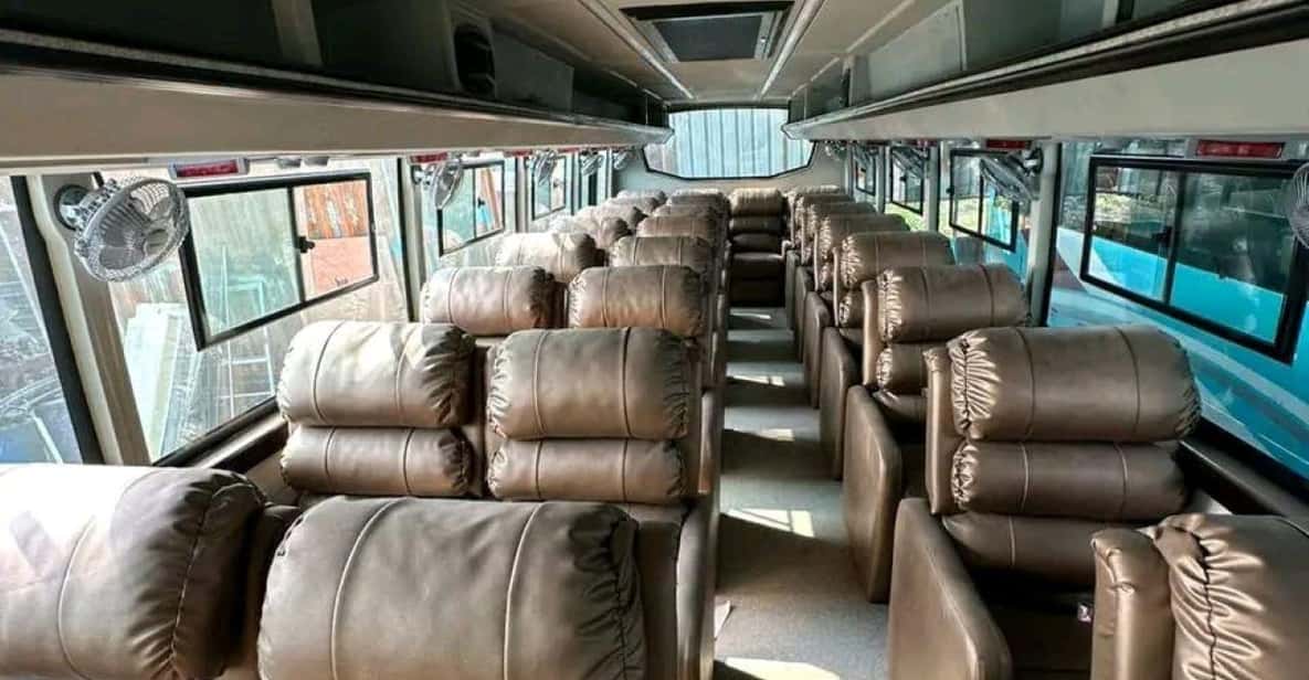 Kathmandu to Pokhara Sofa Seat Relaiable Int. Bus GetYourGuide