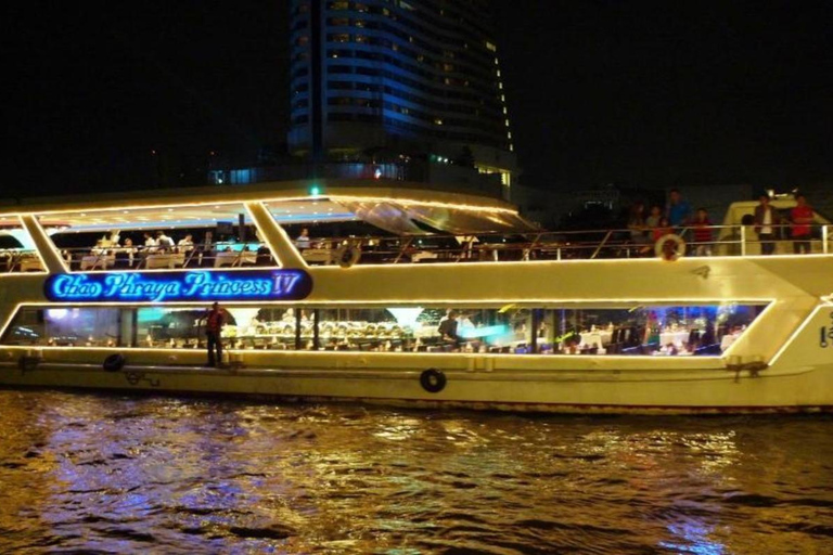 Crucero con cena por el río Chao Phraya (buffet indio)Sólo ticket de entrada - Cena Crucero Chao Phraya (Buffet indio)