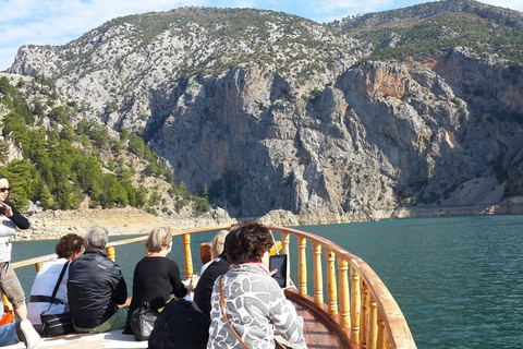 Antalya: Green Canyon Boat Tour with Lunch and Transfers