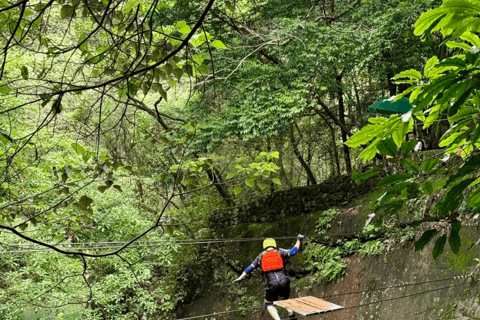 From Guangzhou: Canyoning Tour & Guanyin Mountain Temple