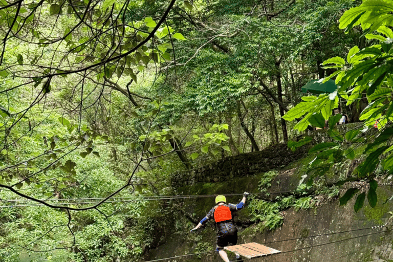 From Guangzhou: Canyoning Tour & Guanyin Mountain Temple