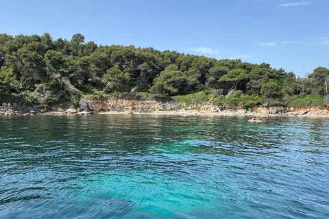 Golf-Juan: zeiltocht naar de Lérins-eilanden, snorkelen