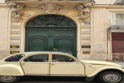 Paris: Guided City Highlights Tour in a Vintage French Car 30-Minute Tour Citroën 2CV