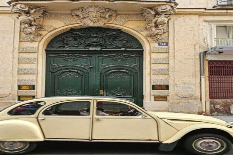 Paris: Guided City Highlights Tour in a Vintage French Car 30-Minute Tour Citroën 2CV