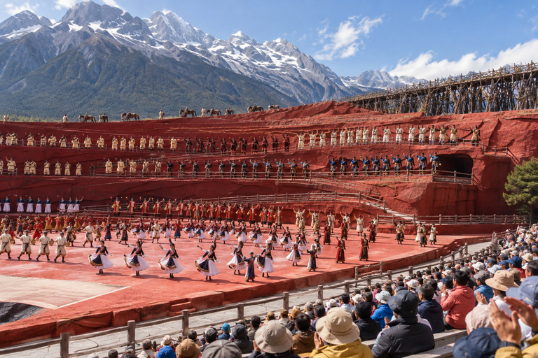 Lijiang: Impression Lijiang Show & Snow Mountain Admission Ordinary Seating + Snow Mountain Admission