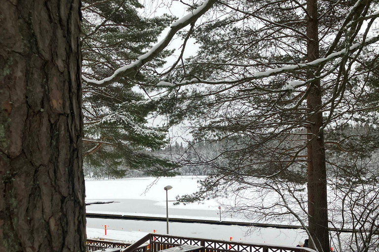 Traditional smoke sauna experience and national park visit