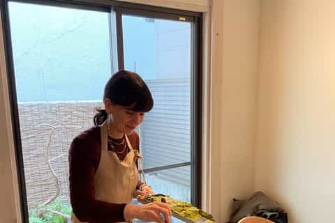 Kyoto : atelier de fabrication de taiyaki avec farine de riz sans gluten