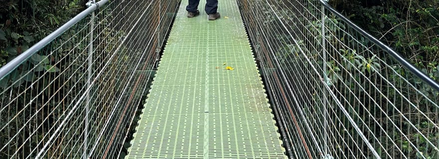 Visite guidée des ponts suspendus de Monteverde