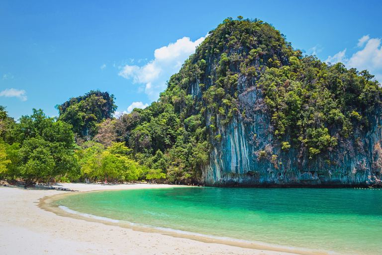 Krabi: Luxury Vintage Wooden Boat Cruise With Island Hopping Private: One day 4 Islands Tour